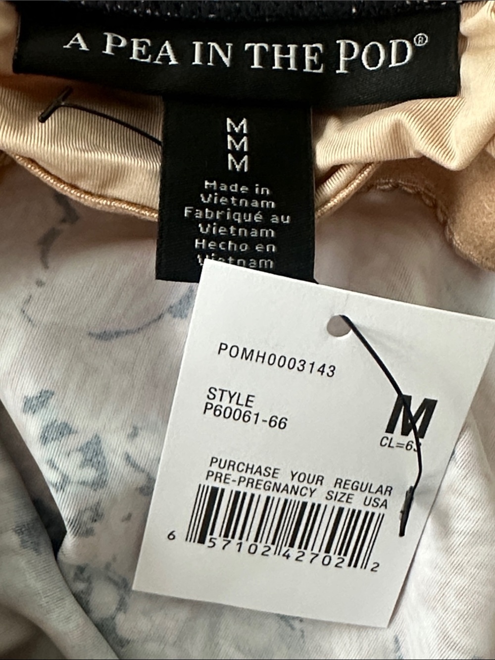A Pea in the Pod Square Neck One Piece Maternity Swimsuit Floral Size M NWT - Picture 4 of 8